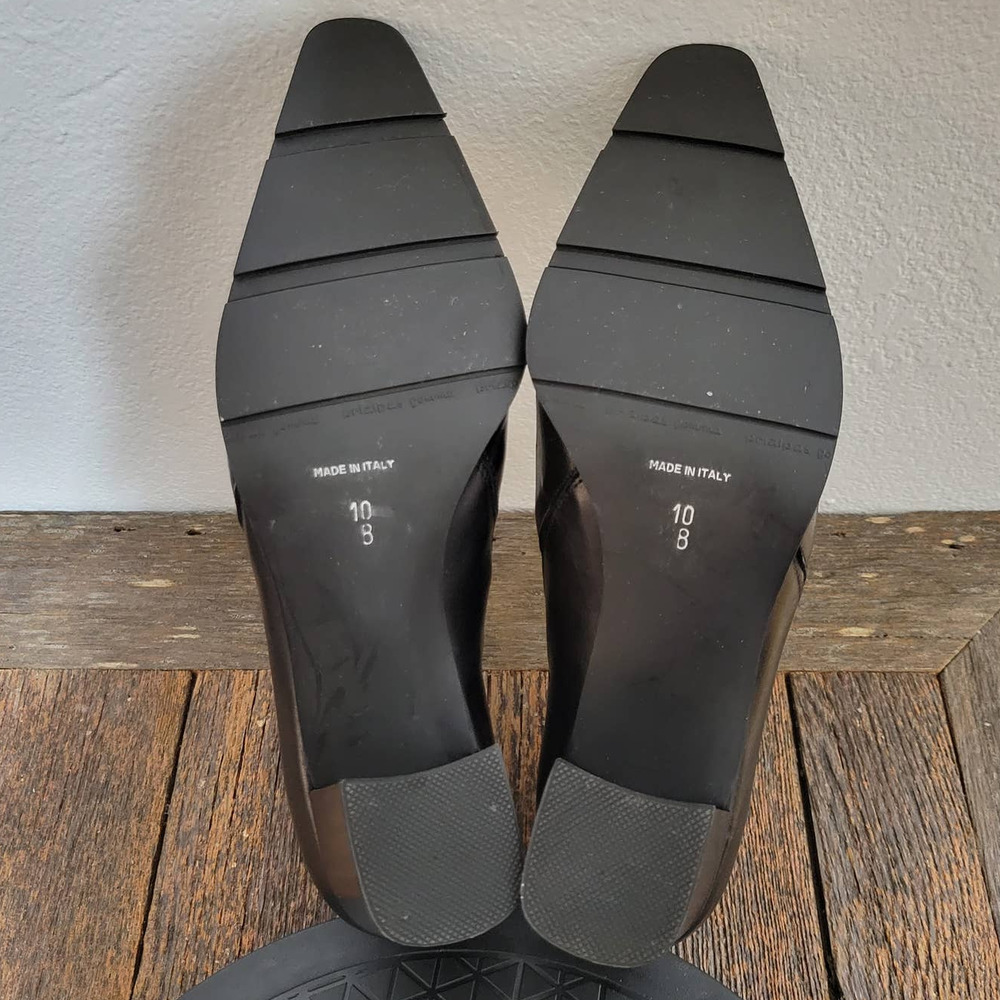 Gama Square Toe Ankle Leather Booties - Picture 7 of 12